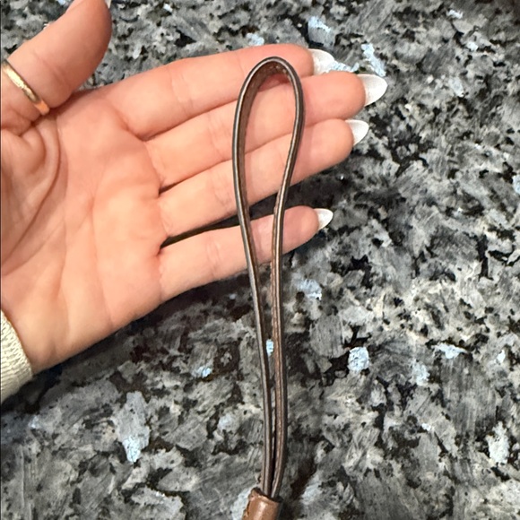 Coach Brown Signature Wristlet - Picture 5 of 5